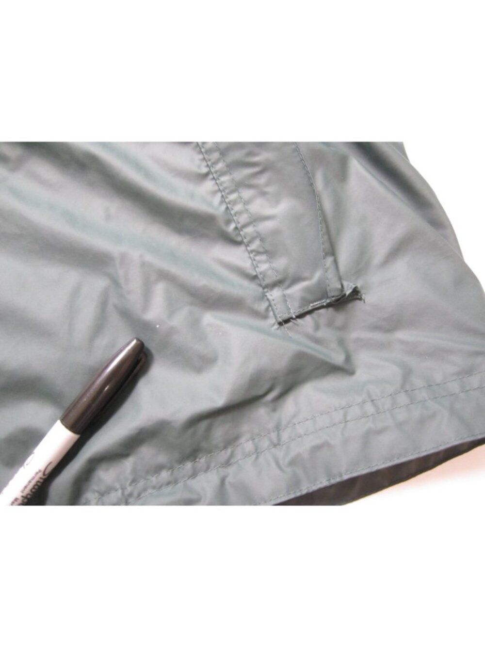 Siemens‎ Corporate Logo Employee Men Hooded Nylon Rain Jacket Sz M Zip (MJ116) - Picture 10 of 10